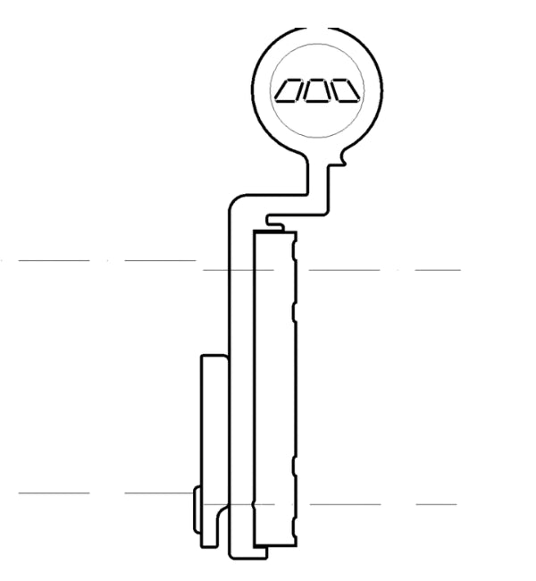 Schuco 239602 Barrel Hinge