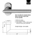 Schuco Door Handle 240032-Co-Aluminium Silver Finish