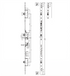 Technical diagram of Schuco 279517 multi-point self-locking mechanism for emergency exits.