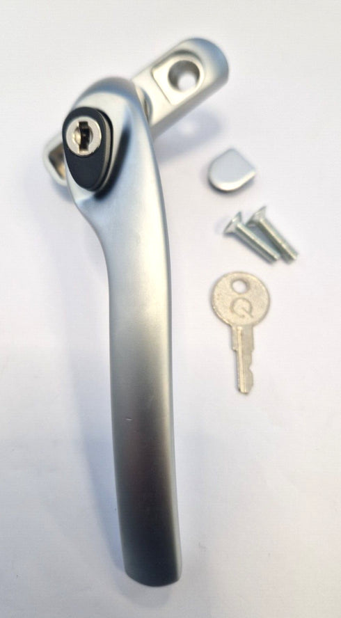 GreenteQ Alpha Window Handle Inline with 1 key -Silver