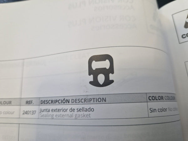 Cortizo Sealing External Gasket - 240137- 5 meter length