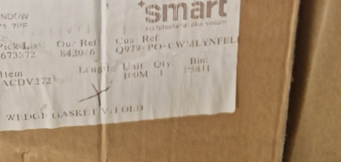 SMART ACDV 244 Wedge Gasket for bifold Visofold Bifold -5 meters- Smart System