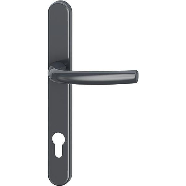 ARRONE AR7550/3492-A Lever Handle Set, Residential Use, Integrated Spring, Bolt-Through Fixing, Anthracite