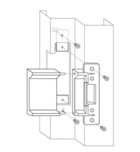 ALPRO AL110 series strike with dual voltage and PTL/PTO