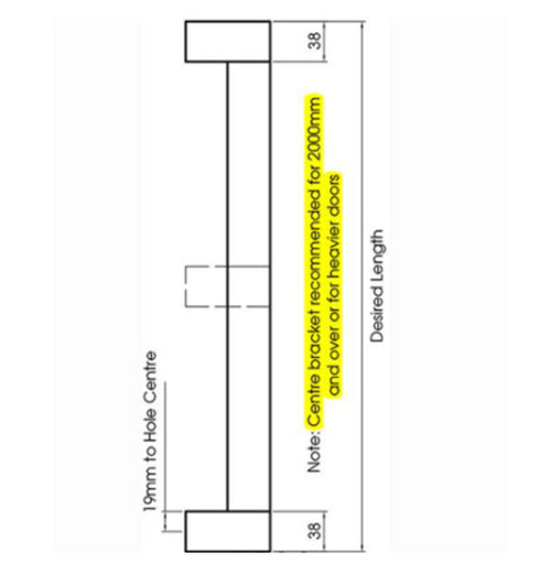 Alpro Functional 97 Series Pull Handle