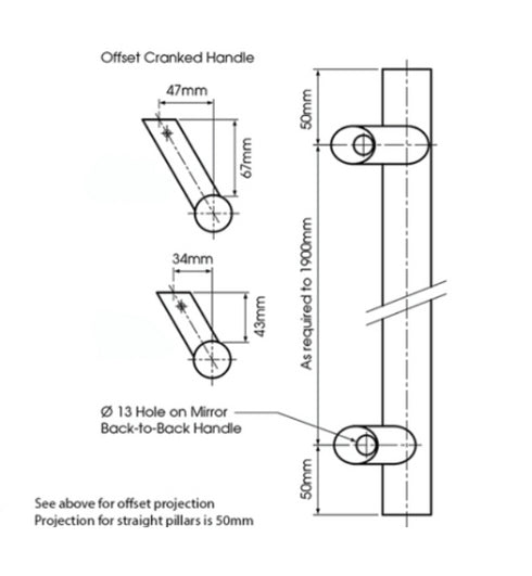 Alpro Functional 98 Series Projection Pillars