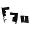 Cortizo 344362 End plates for central sash COR4323, bottom and top