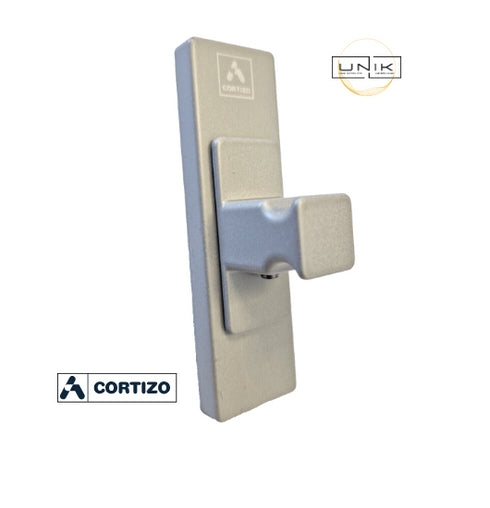 Cortizo CorVision Sliding Door  Handle-security lock mini- light silver