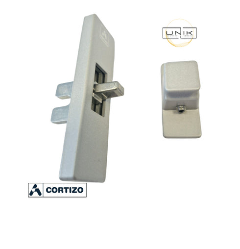 Cortizo CorVision Sliding Door  Handle-security lock mini- light silver