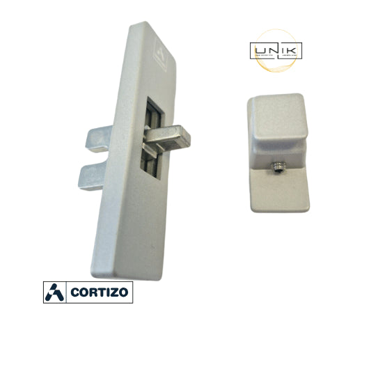 Cortizo CorVision Sliding Door  Handle-security lock mini- light silver