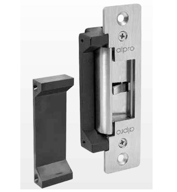 ALPRO EL901M - 12V DC ANSI PTL Fail Open Monitored Electric Strike with SS Faceplates