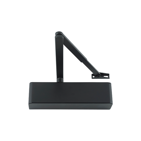 Hoppe ARRONE AR1500-BLK/BLK door closer, BLK RAL 9005 jet black finish