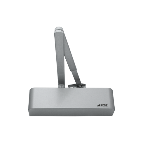 Hoppe ARRONE AR1500-SE/SE door closer, SE Silver Enamel finish