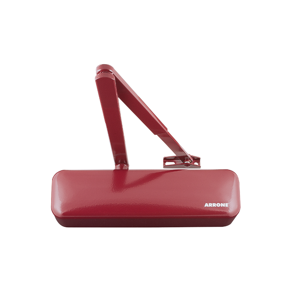Hoppe ARRONE AR3500 overhead door closer, RAL 3005 Wine Red finish, article 87101071