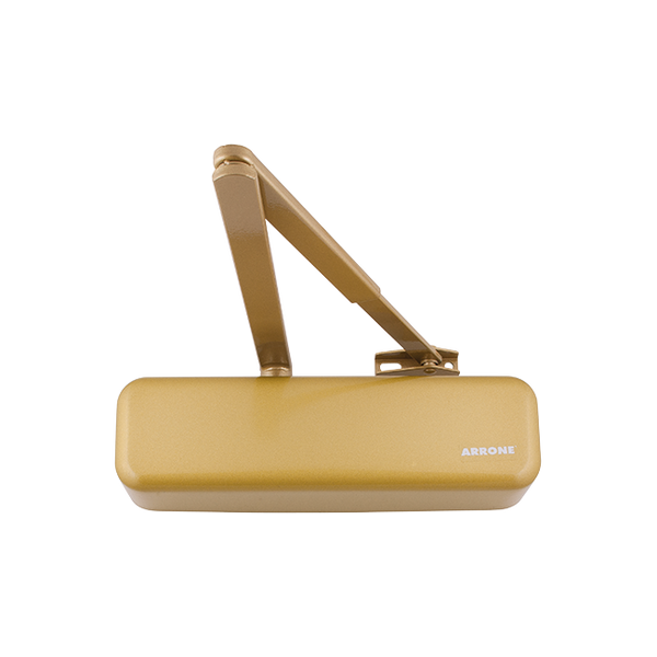 Hoppe ARRONE AR3500 overhead door closer, GE/GE Gold Enamel finish, article 87101067