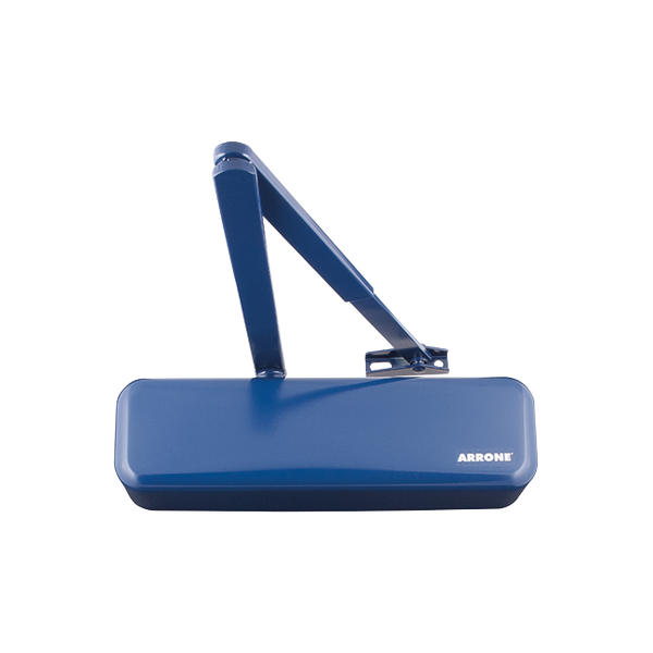 Hoppe ARRONE AR3500 overhead door closer, RAL 5003 Sapphire Blue finish, article 87101077