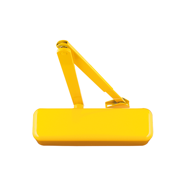 Hoppe ARRONE AR3500 overhead door closer, RAL 1004 Golden Yellow finish, article 87101081