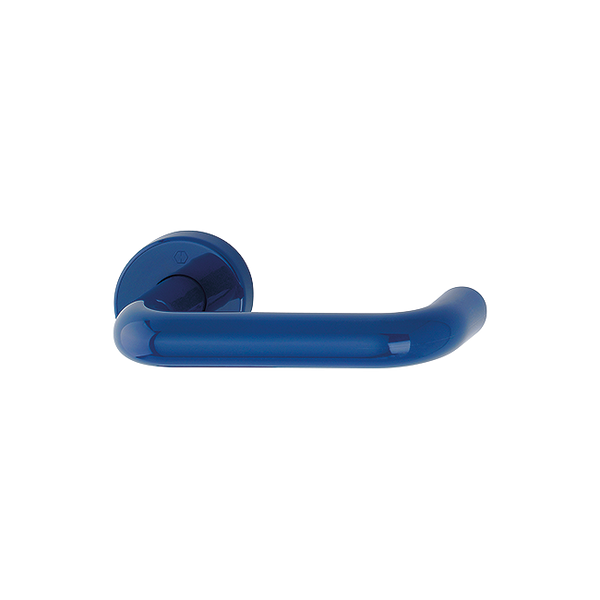 Hoppe Paris K138/15 nylon lever handle on rose, F5003 Midnight Blue, article 585922