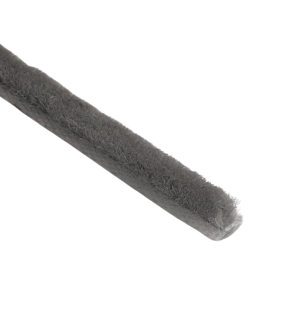 Gray cylindrical filter on a white background