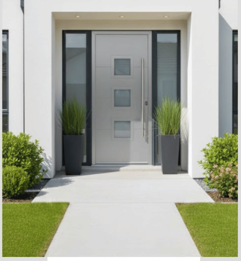 LANSDOWN Porte d'entrée et cadre en aluminium - Sur mesure - Collection Signature 1