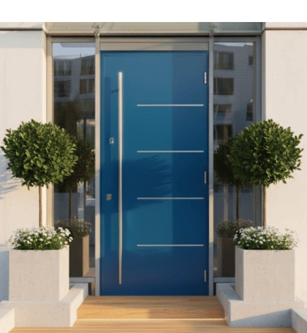 Picton Signature aluminium door with a 60mm thick door leaf.