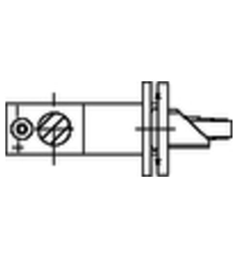 Technical drawing of a mechanical component on a white background