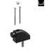 Siegenia HS Sliding and Lift and Slide Patio Door Bumper Stop – Black RAL 9005