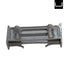 Metal bracket on a white background