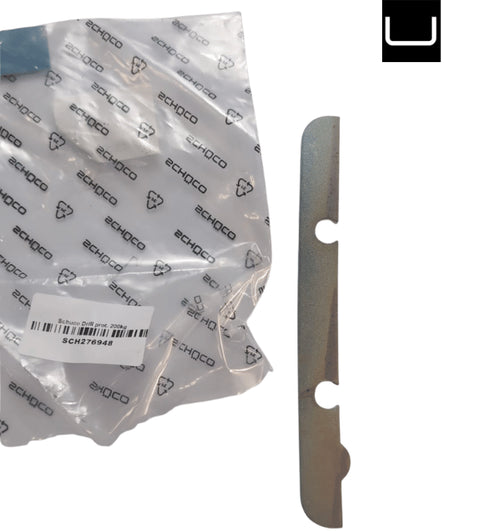 Metal bracket with 'echoco' branding on a white background