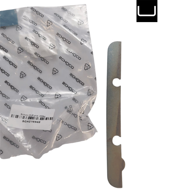 Metal bracket with 'echoco' branding on a white background