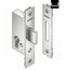 Pair of silver door LOCK with Schloo branding on a white background available at UNIKDOORS