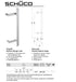 Schuco 240245 Design Line Door Handle - 500mm /350mm Fixing Centre