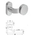 Schuco 240701 Commercial Pull Door Handle - Stainless Steel