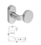 Schuco 240708 Commercial Pull Door Handle - Stainless Steel