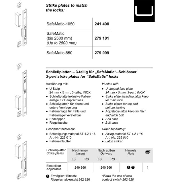 Schuco 263018 A-Öffner Elektromotor 12-24V