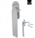 Schuco Bifold Shoot-bolt hand lever ALU silver 269190 -for AS FD 75 Bifold (2022 Onwards)