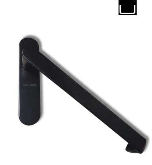 Schuco Griff 269407 für Lift&Slide - Schwarz (Außenhebel)