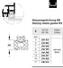 Schuco 224662-5 mm Glazing Rebate Gasket RS -100 m