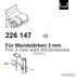 Schuco 226147 Spring Bolt T-Cleat-pack of 10 No
