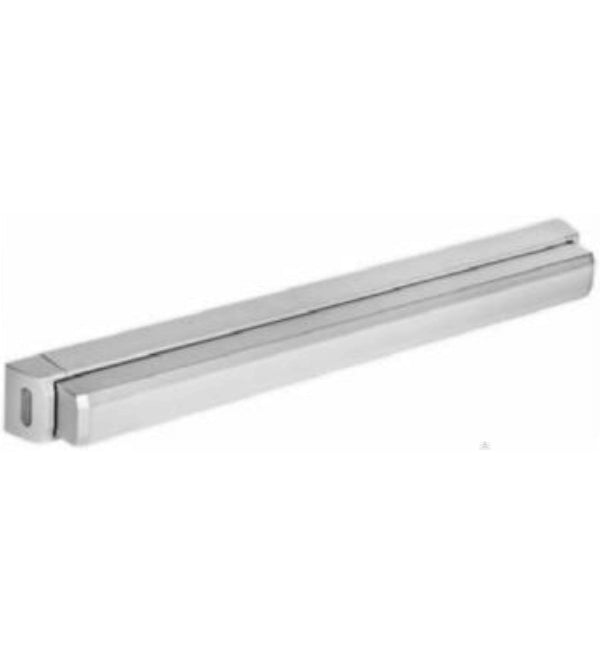 Metallic rectangular bar on a white background