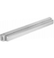Chrome metal bar on a white background