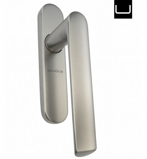 Schuco 276737 Griff für Schiebetüren ohne Zylinder mit silberner Ablage