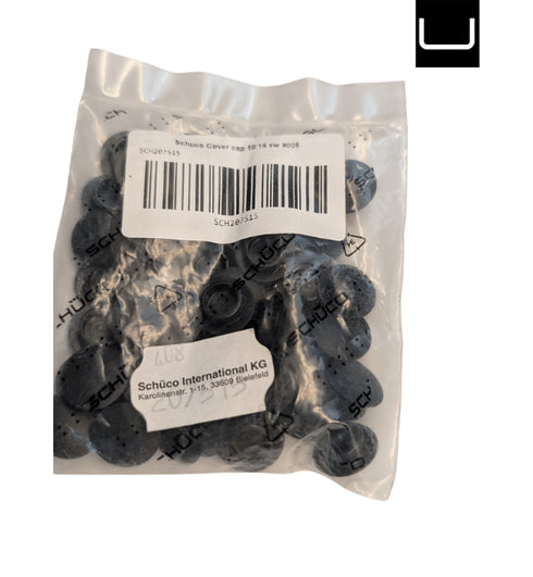 Packaged product with Schüco International KG label on a white background