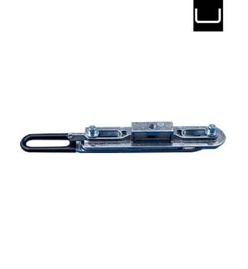 Metal toggle bolt on a white background