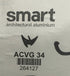 Available at UnikDoors Smart ACVG 34 for bifold doors