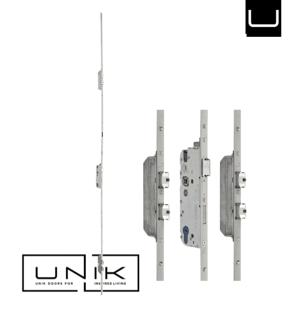 Serrure à cinq points Schuco 241498 - Loquet et pêne