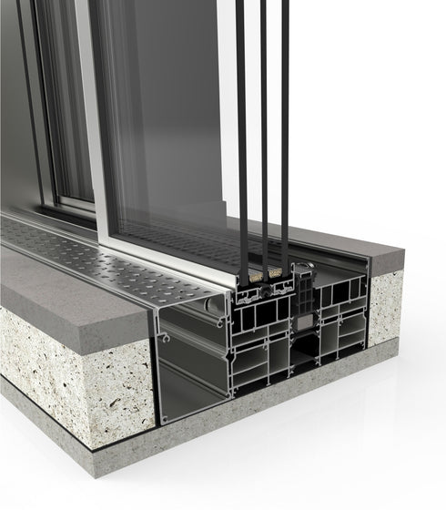 4.1 m CorVision Plus Triple Glazed 25mm Slimline Door