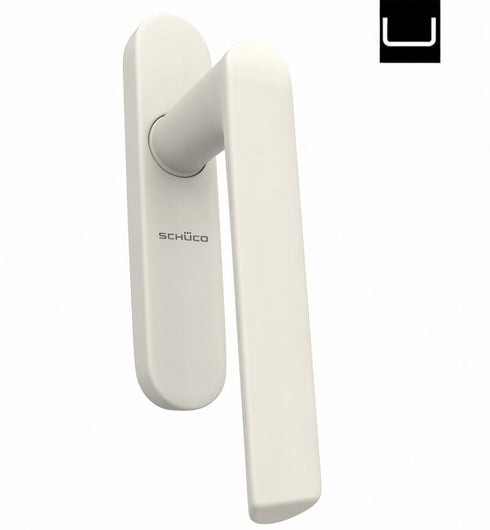 Schuco 276737 Griff für Schiebetüren ohne Zylinder mit silberner Ablage
