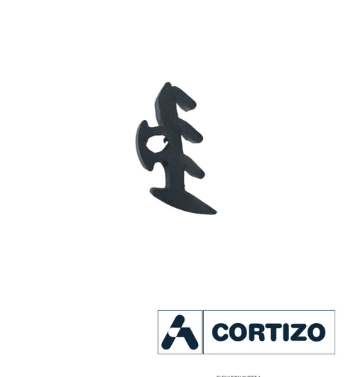 Cortizo glazing outer Gasket 3,6mm - 240124-5 meter length