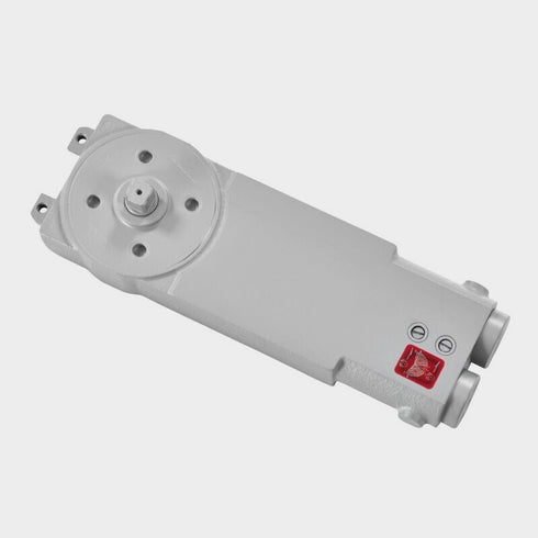 Main product image showing the complete TC 8800 series concealed overhead transom closer unit against a clean white background, displaying the closer body, arm, and mounting hardware